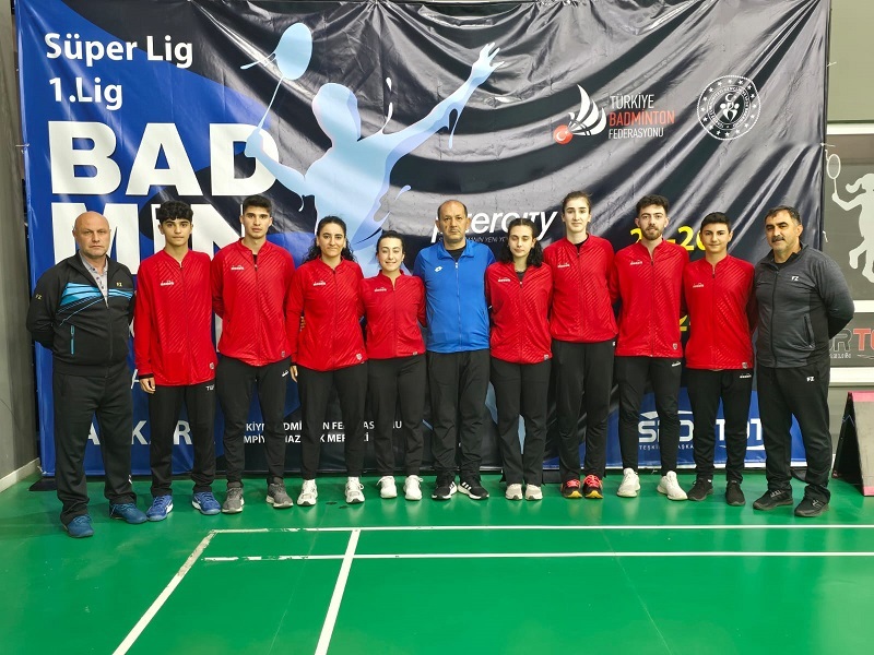 Badminton Süper Liginde Erzincan il Özel İdaresi Namağlup lider