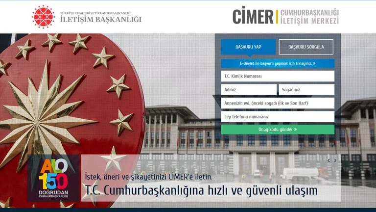 Cumhurbaşkanlığı İletişim Merkezi (CİMER),